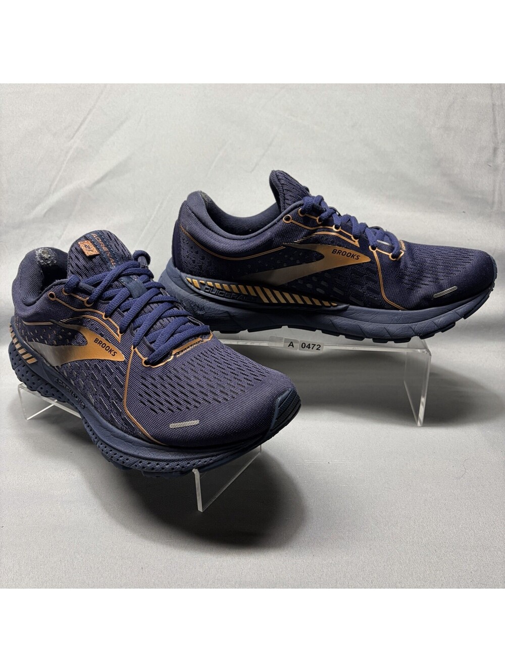 Brooks Adrenaline GTS 21 Womens Size 9.5 B Blue Athletic Running Shoes Sneakers
